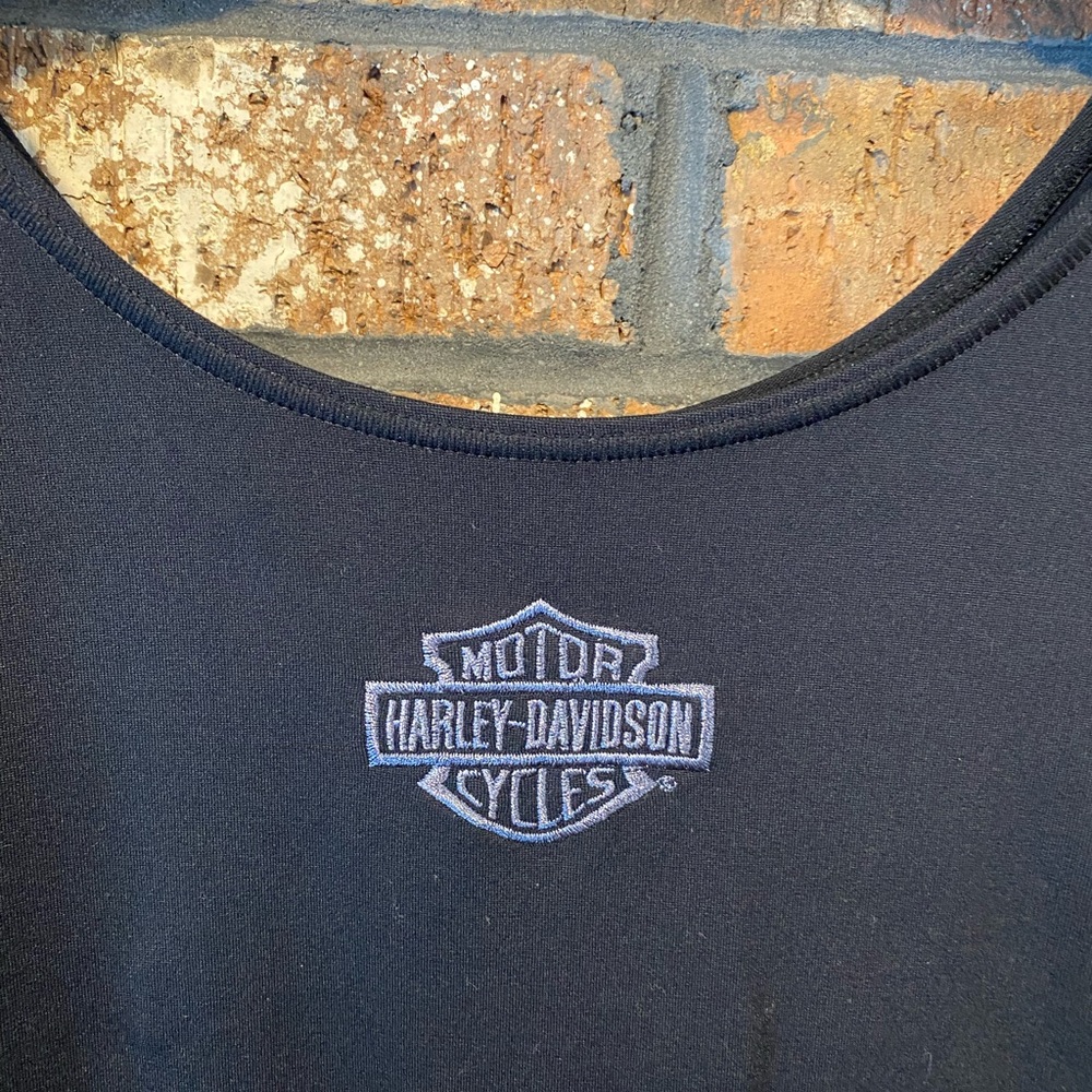 Harley Davidson Basic Black Bodysuit - image 8